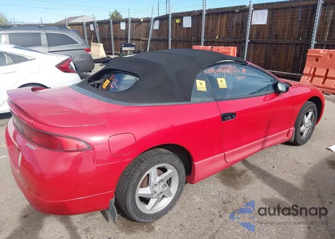 1996 Mitsubishi Eclipse Spyder Gs from USA, damaged, VIN 4A3AX35G7TE420950